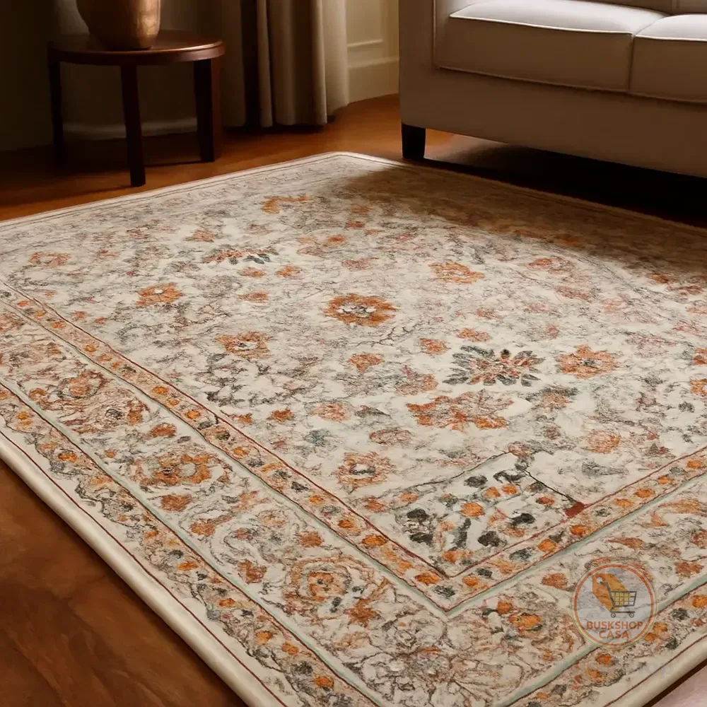 Tapete Sala Quarto 120x070 Cm Jasmin Mod3