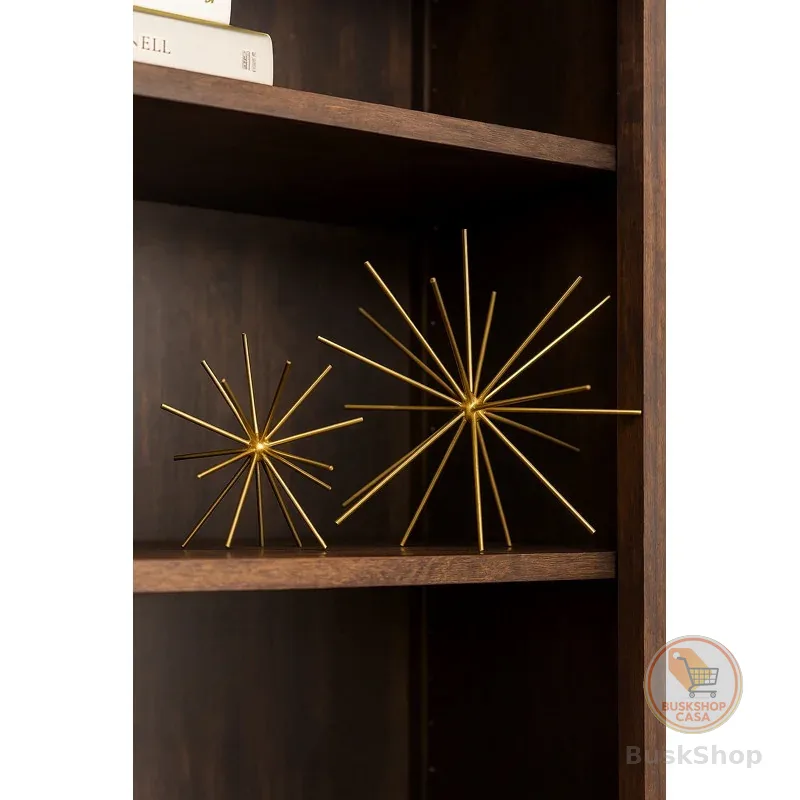 Kit Decorativo Ouriço Luxo 2 ou 3 Peças Decoração Moderna Sala Estante Elegante Casa