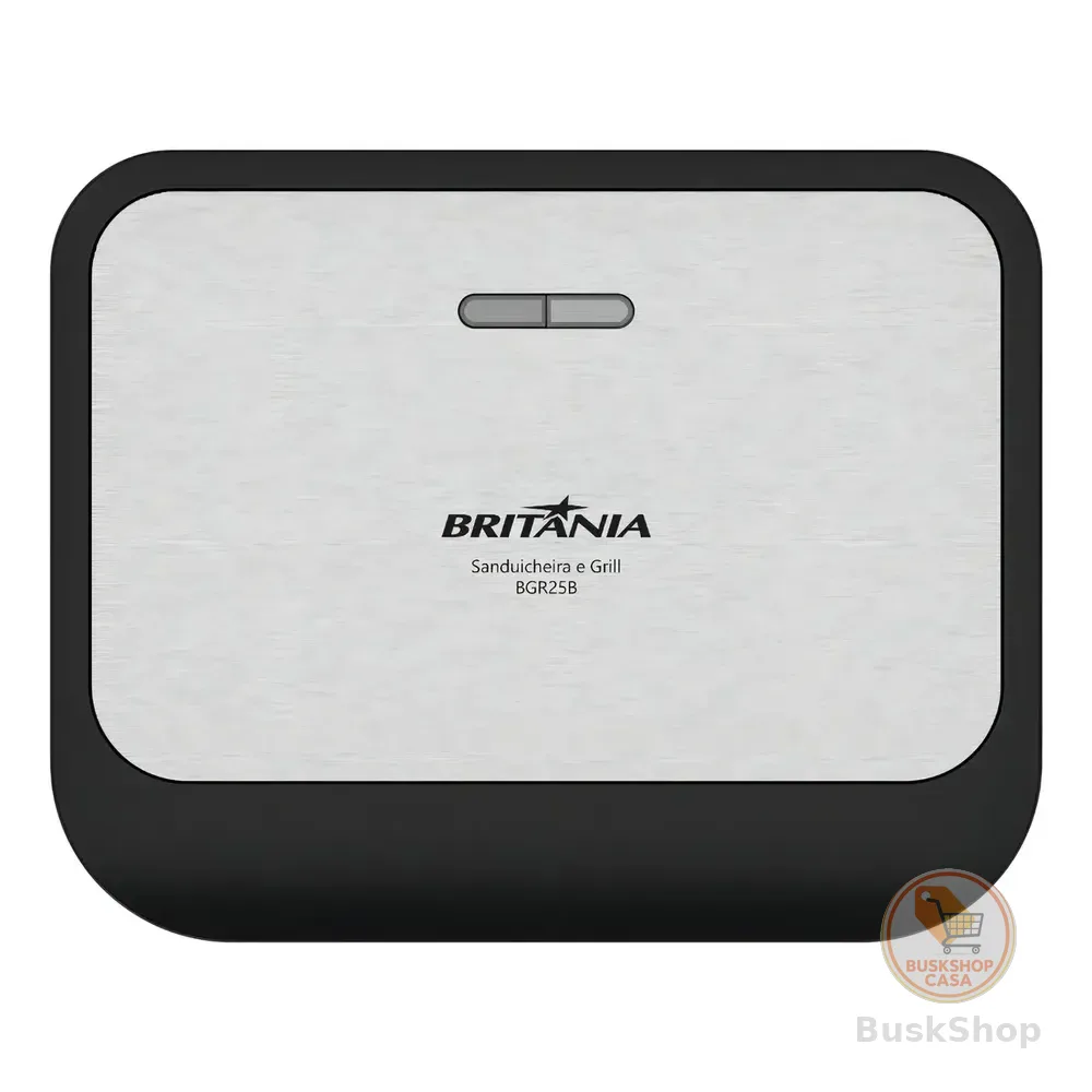 Sanduicheira e grill britânia bgr25b 2 em 1 750w