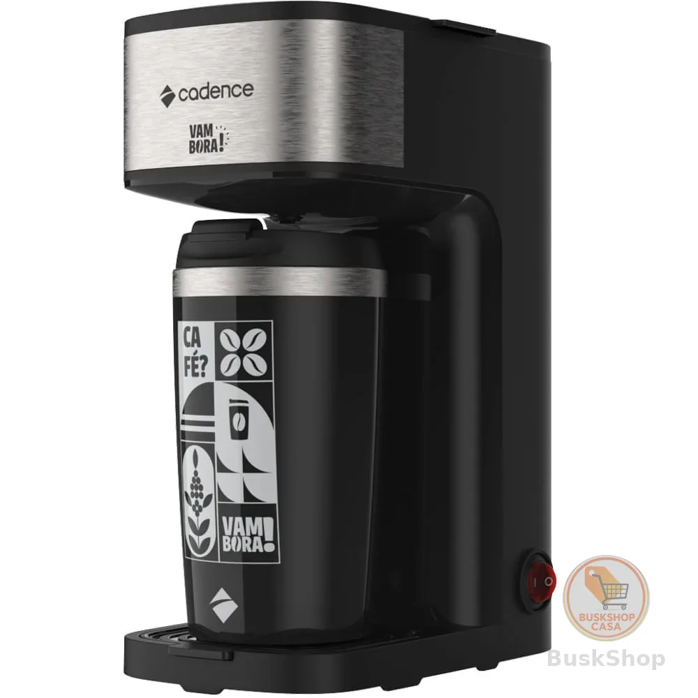 Cafeteira Elétrica Cadence Vambora com Copo Térmico