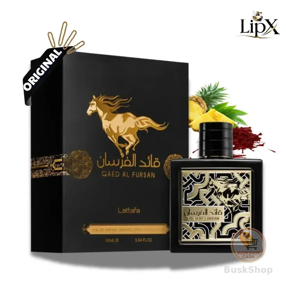 Perfume Árabe Qaed Al Fursan Lattafa Edp 90 Ml