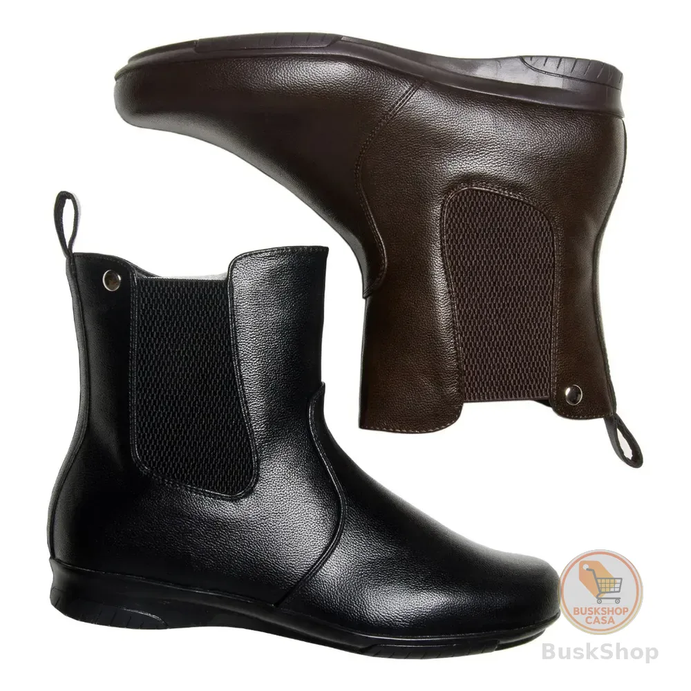 Bota Rasteira Feminina Mooncity 71141 Preto Liso 38 Br
