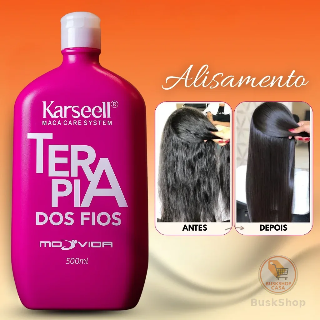 Progressiva Orgânica Terapia dos Fios Cabelo Liso Imediato - 500ml