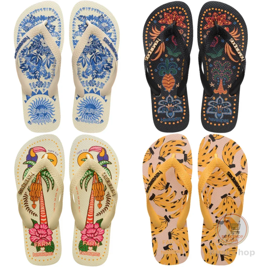 Kit 2 Pares Chinelo Havaianas Farm Tropical Vibes Promoção