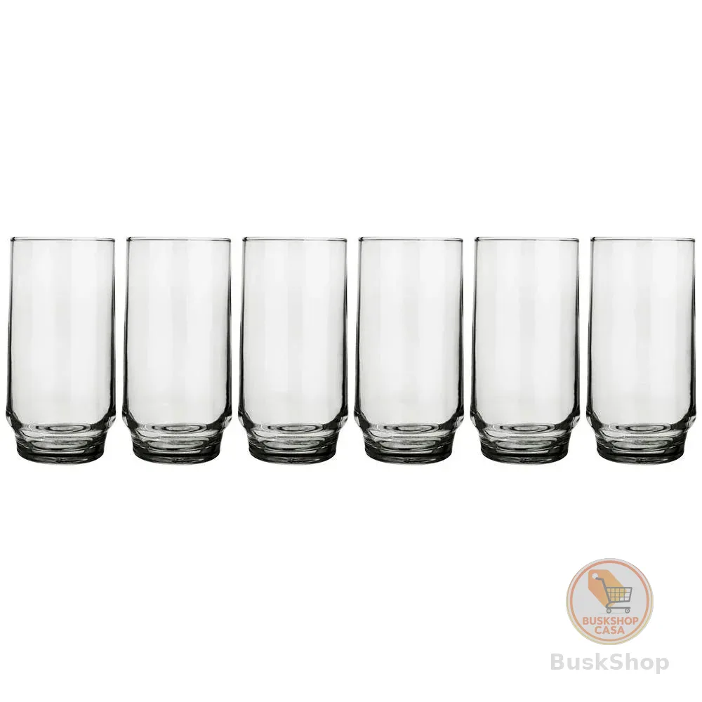Conjunto de Copos Lights em Vidro 300 ml 6 Peas Nadir