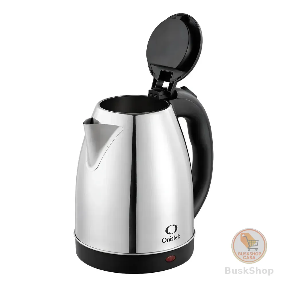 Chaleira Elétrica Onistek 1.8l Inox Desligamento Automático Prateada Prateado 127v