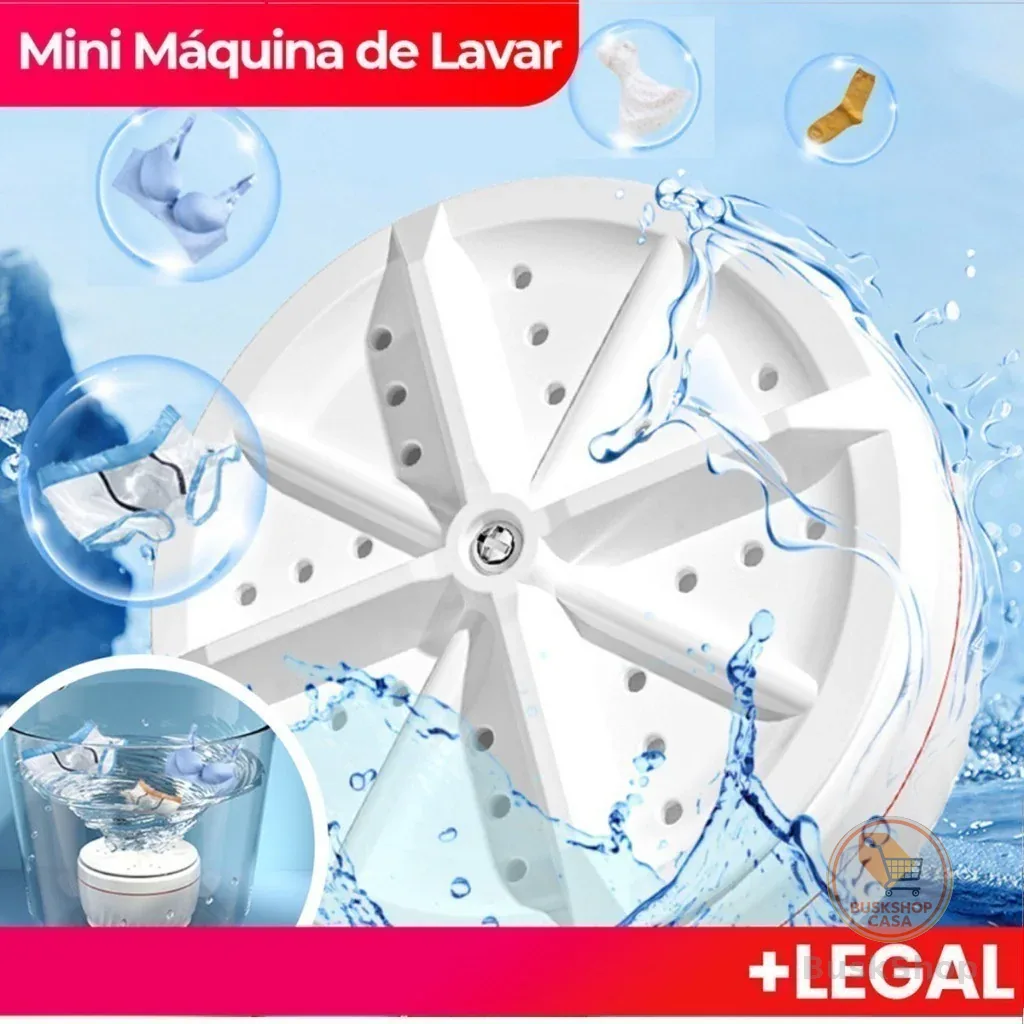 Mini Máquina de Lavar Roupas Panos Toalhas no Balde Portátil Ultrassônica Lavanderia USB Lava Louças Branco com USB