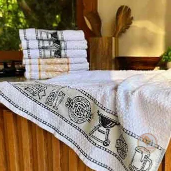 Pano De Prato Gourmet 40 x 60 Cm Conjunto 10 Unidades