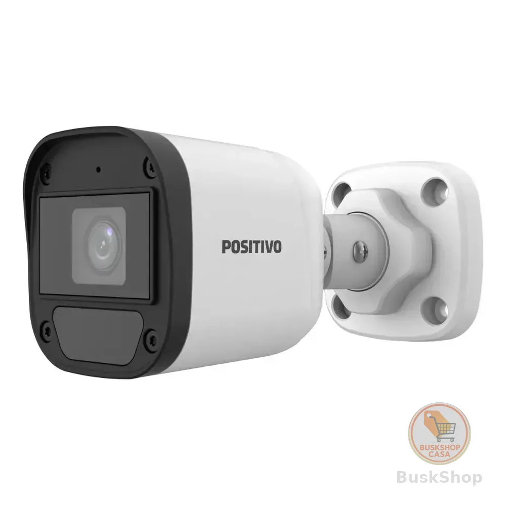 Câmera Hd Plus Bullet 2mp Com Microfone Embutido | Ip67 A Prova D'água E Poeira | Visão Noturna 20m | Tecnologia 4 Em 1 (tvi/ahd/cvi/cvbs) Branco