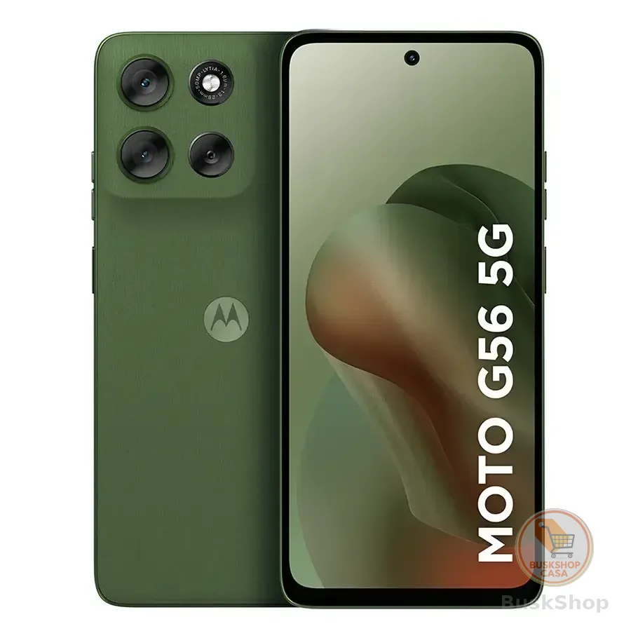 Smartphone Motorola Moto G56 5g - 256gb 16gb (8gb Ram+8gb Ram Boost) Camera 50mp Sony Lytia 600 Certificado De Ultrarresistencia Militar E Ip68 + Ip69 - Verde