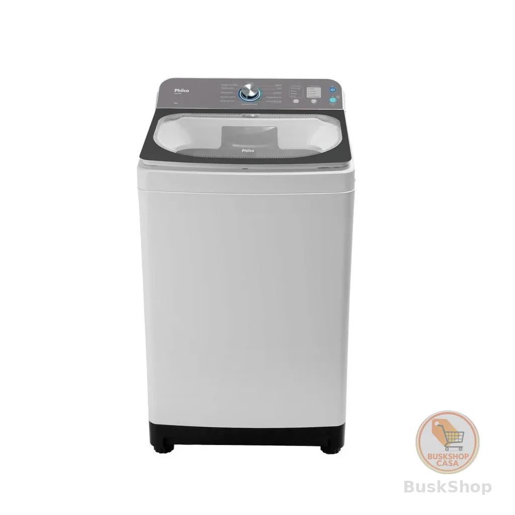Máquina de Lavar Philco Plr14a 14kg 12 Tipos de Lavagem Branca