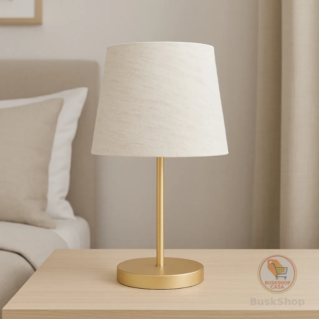 Abajur de Mesa Moderno Minimalista com Cúpula Decorativa para Quarto e Sala
