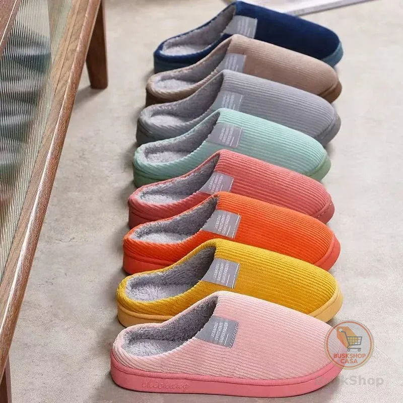 Pantufa Moderna De Inverno Quente Antiderrapante confortável para Adulto