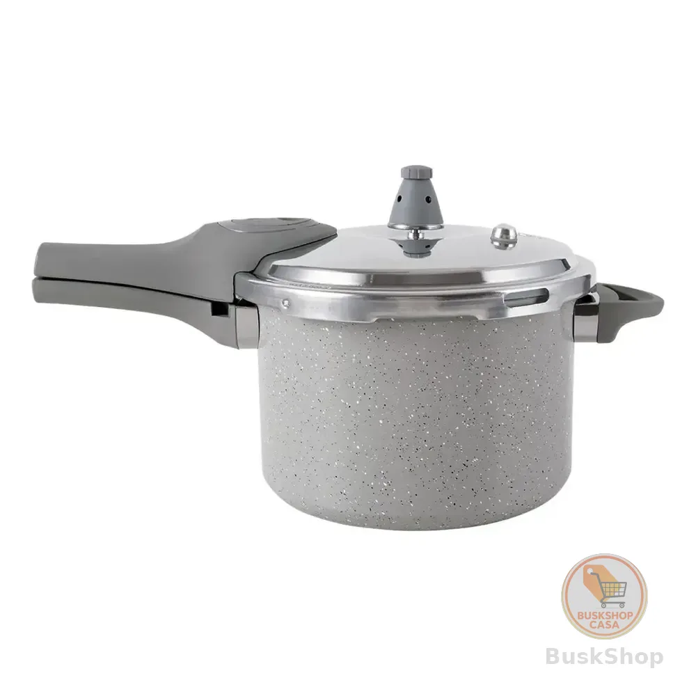 Panela Pressão Brinox 4,2l Antiader. Ceramic Life C/ Indução Cinza