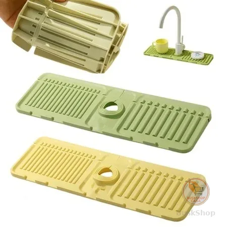 Protetor de Torneira Silicone - Tapete Absorvente Cozinha e Banheiro