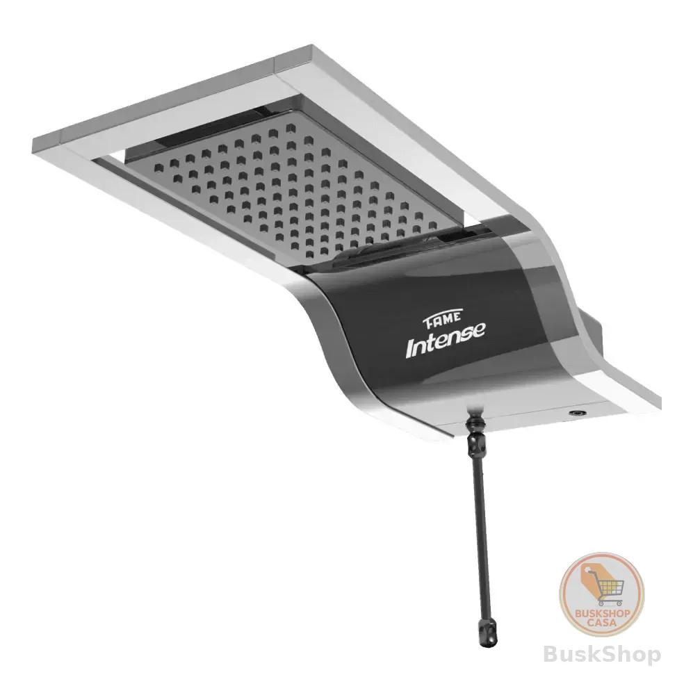 Chuveiro Ducha Eletrônica Fame Intense 6500w Preto E Cromado Preto/cromado 220v 6.5 Kw