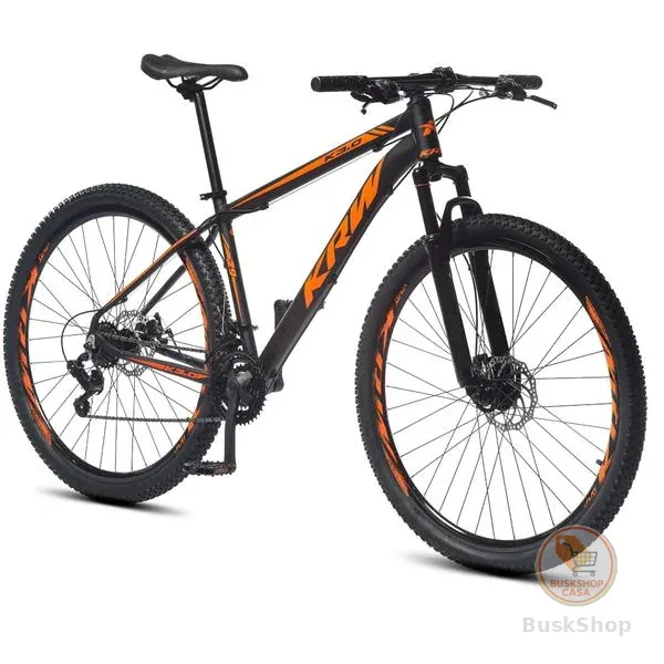 Bicicleta Aro 29 KRW Alumínio 24 Vel Freio a Disco X32