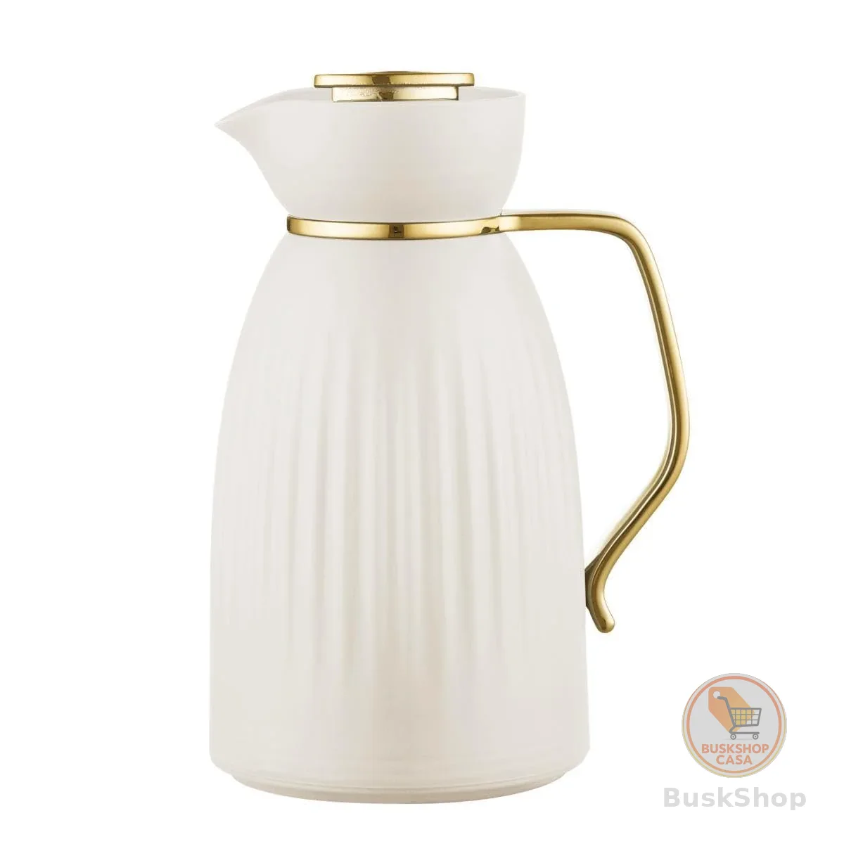 Tuut Garrafa Térmica Jade Click Abre e Fecha Off White 1L