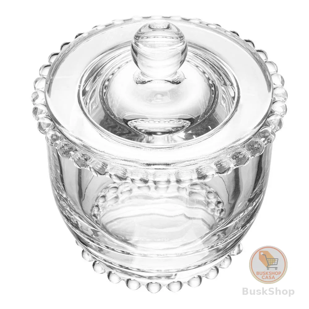 Manteigueira Francesa de Vidro com Tampa Pearl 10,5 cm - Wolff