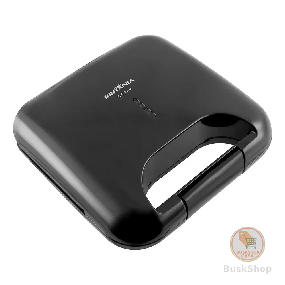 Grill E Sanduicheira Bgr01p Toast Preto 750w Britânia Preto 127v