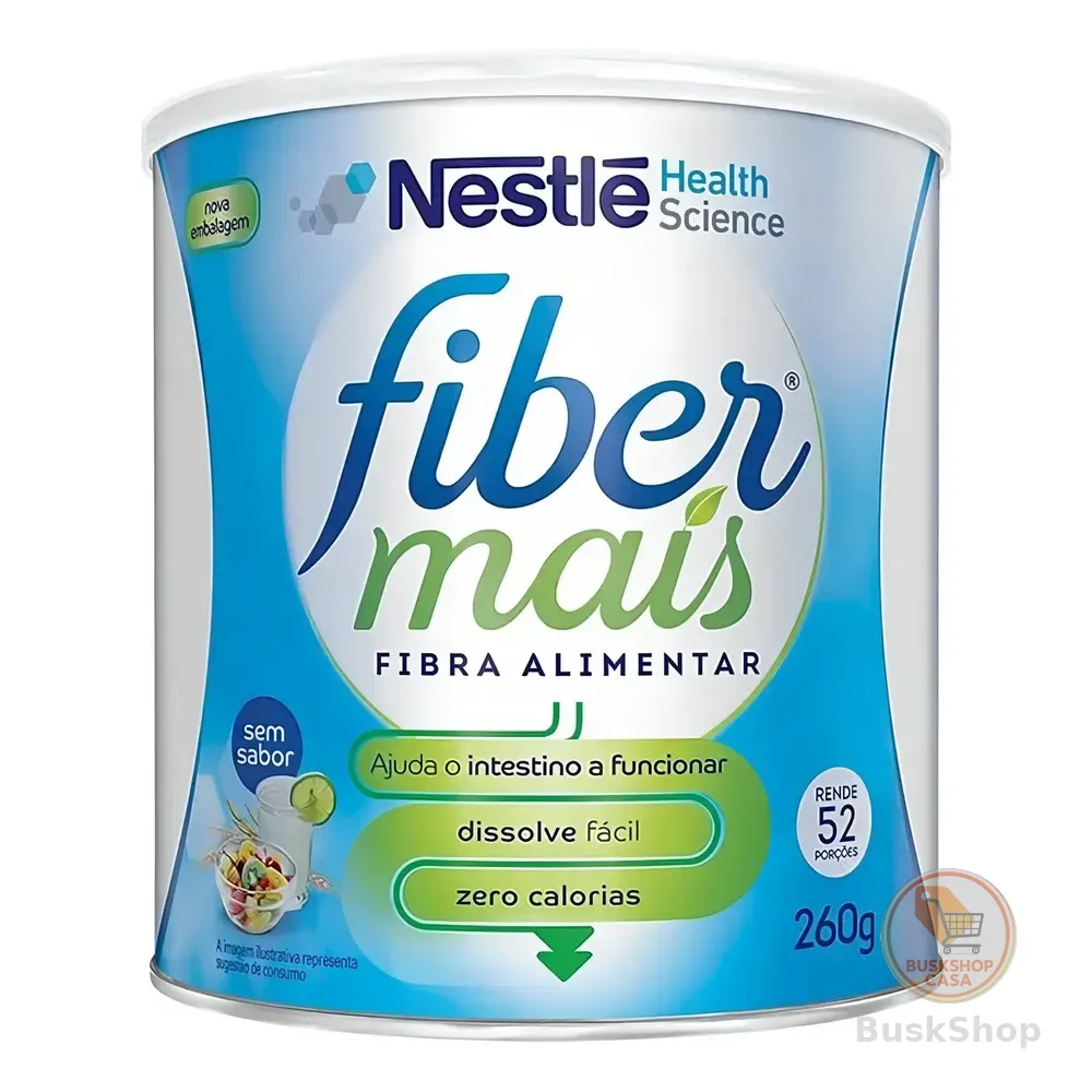 Suplemento Alimentar De Fibras Fibermais Sem Sabor 260g Sem Sabores