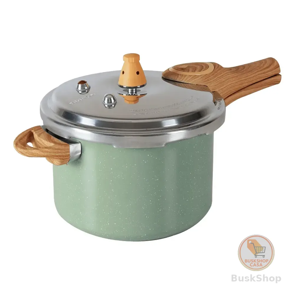 Panela De Pressão Brinox Indução Antiaderente Verde Botanika