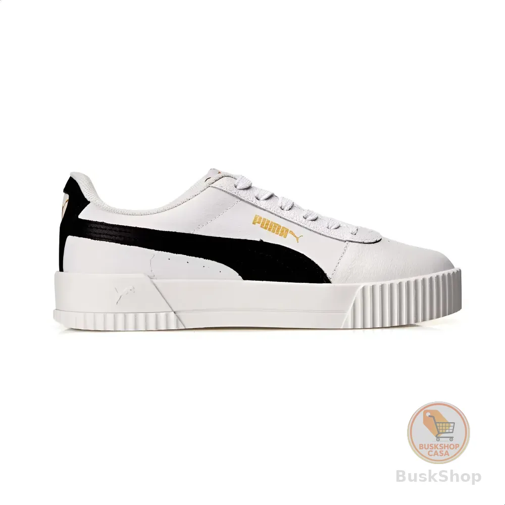 Tênis Casual Feminino Carina Lux Puma White/white/black 35 Br