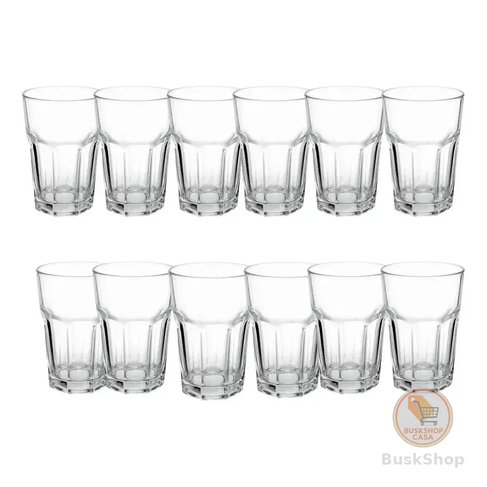 Jogo Copo Bristol 410ml 12 Peças - Nadir Cristalino