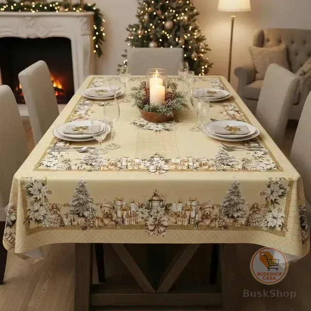 Toalha De Mesa Retangular Temas Variados 8 Lugares 1,50x2,70
