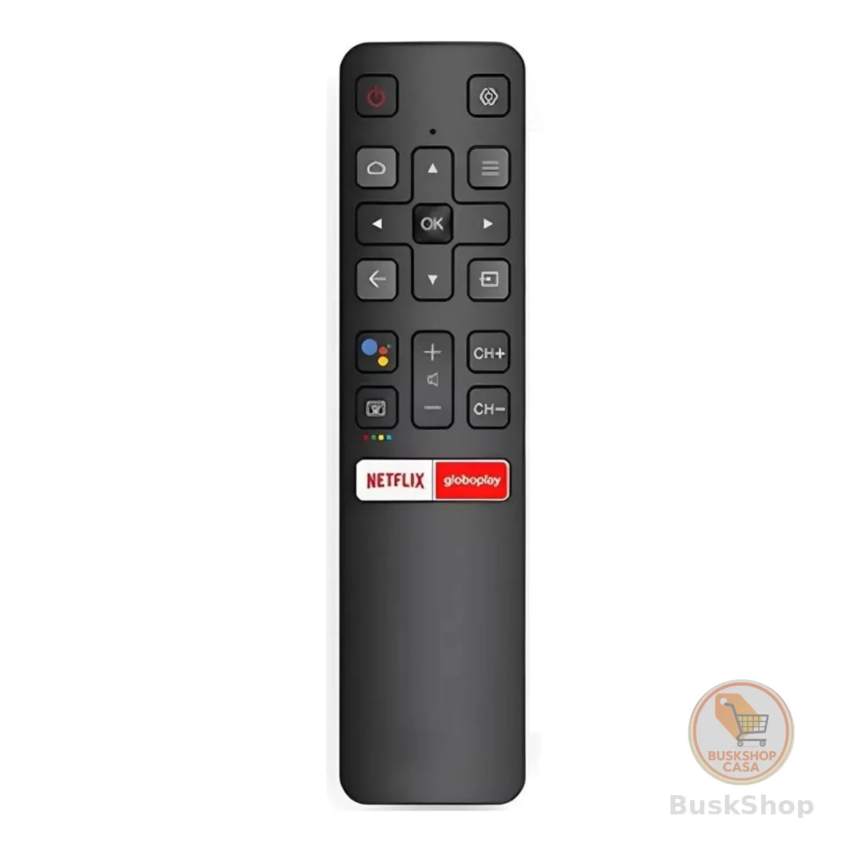 Asabra Controle Remoto Compatível Com Smart TV TCL ou SEMP Com Teclas Netflix Globoplay