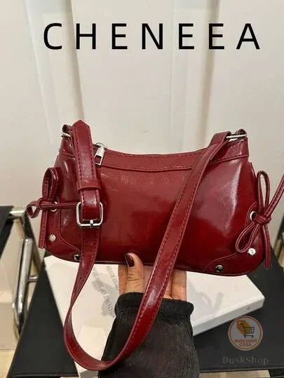 Nova Bolsa de Ombro Vintage Feminina, Fechamento com Zíper, Compacta e Leve, Adequada para Mulheres, Estudantes e Trabalhadores de Escritório para Transporte e Uso Casual Diário, Outono/Inverno