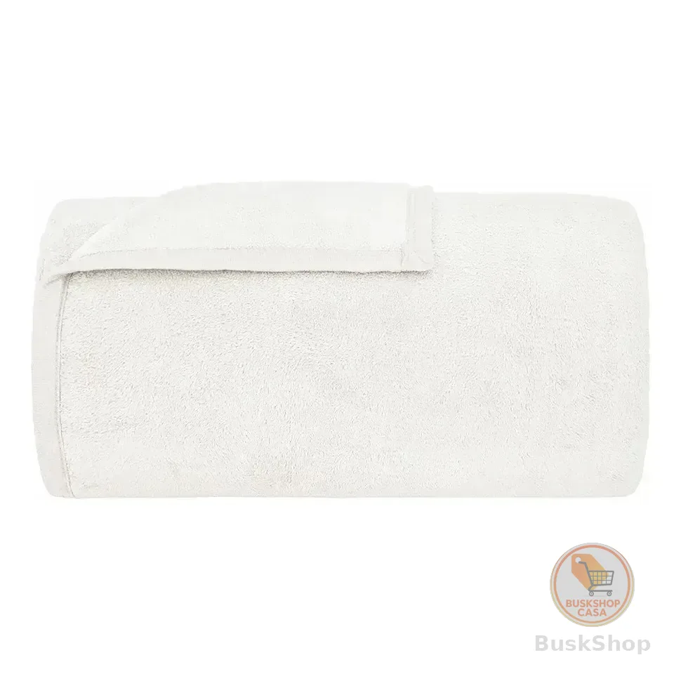 Cobertor Buddemeyer Casal Aspen Ll 100% Poliéster Liso 1646 G 011 - Bege