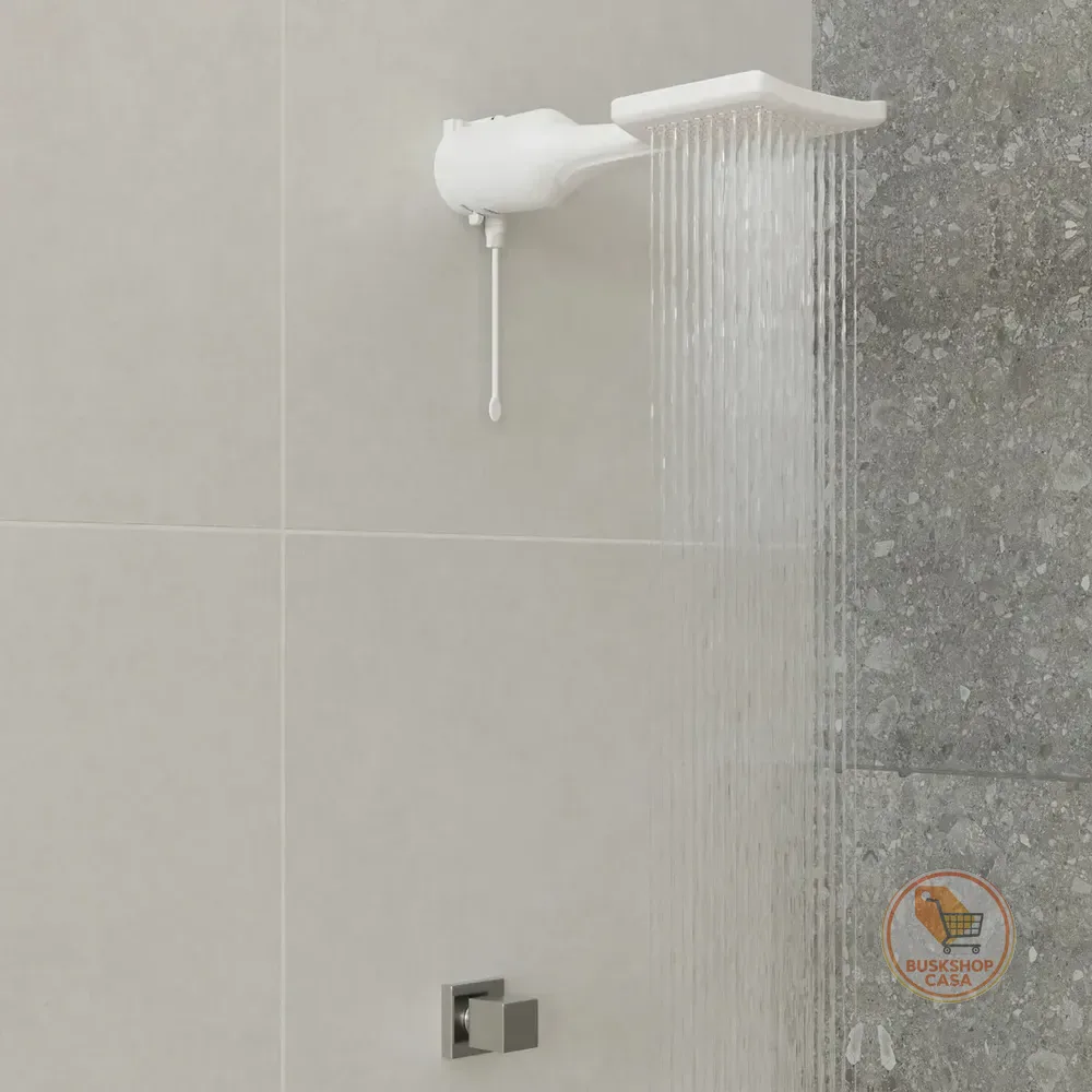 Ducha Loren Shower Ultra Eletrônica 127v 5500w Lorenzetti Branco 5.5 Kw