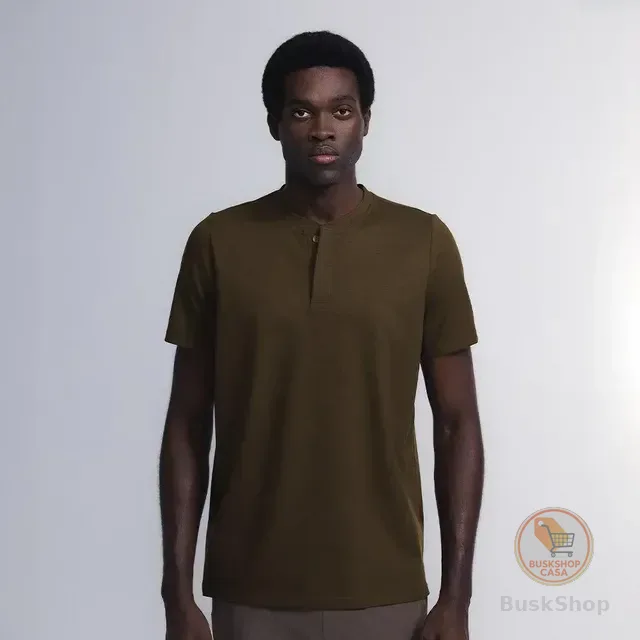 Camiseta Henley Core Masculino
