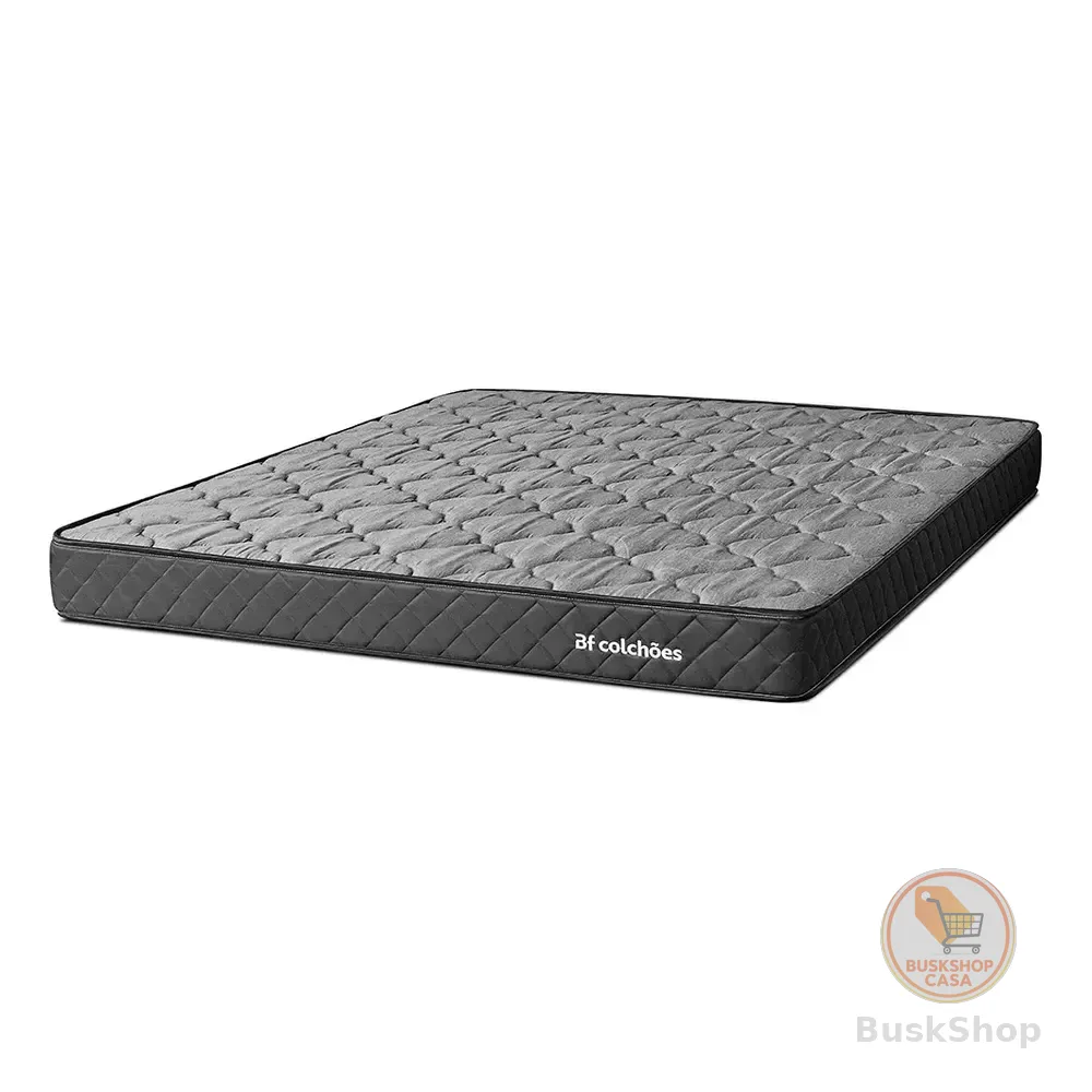 Colchão Casal Ortopédico Espuma D45 Extra Firme 138x188x17cm Bf Colchões