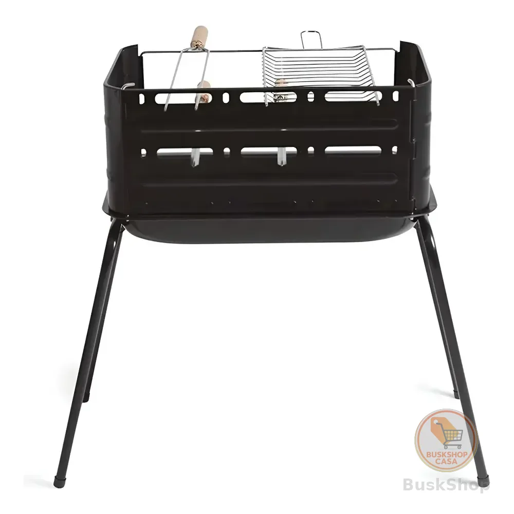 Churrasqueira Móvel Mor Montana 3005 54cmx35cmx64cm Preto