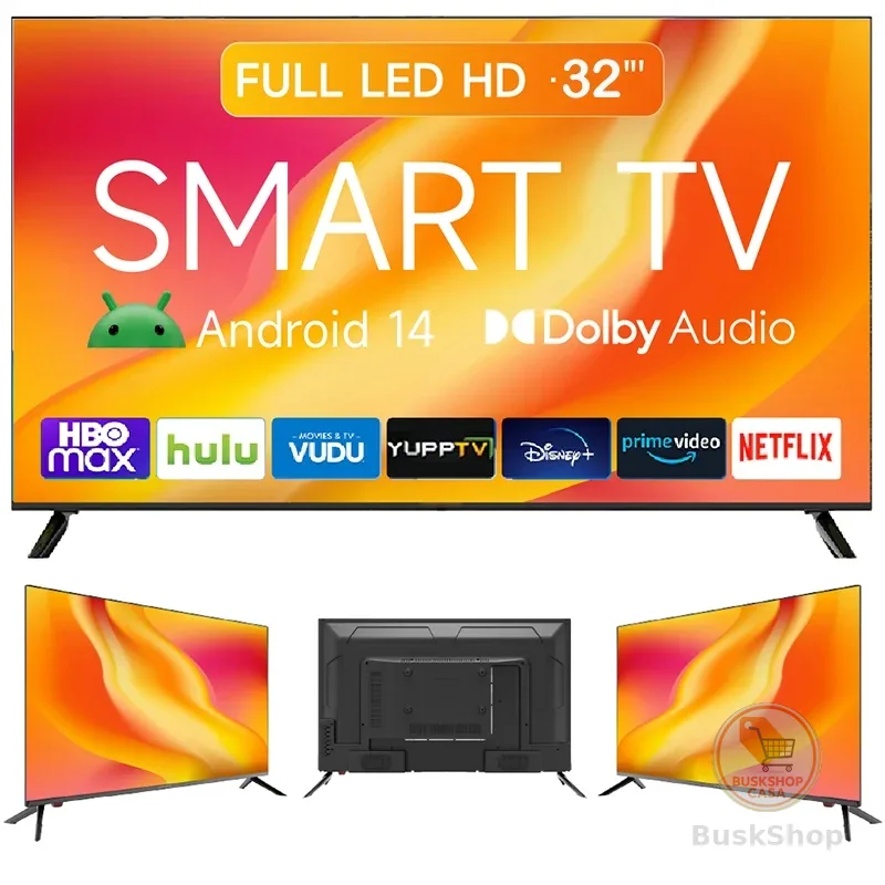 Smart TV de 32 Polegadas  Full HD LED Wi-Fi, HDMI  Apps Android TV Integrados