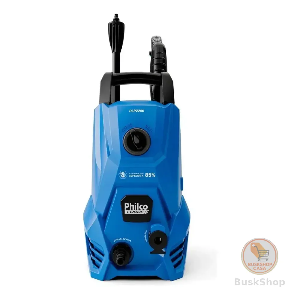 Lavadora De Alta Pressão Jato Compacta Philco Plp2200 1300w 1300 Psi/libras 312l/h Lança Regulável 220v Azul