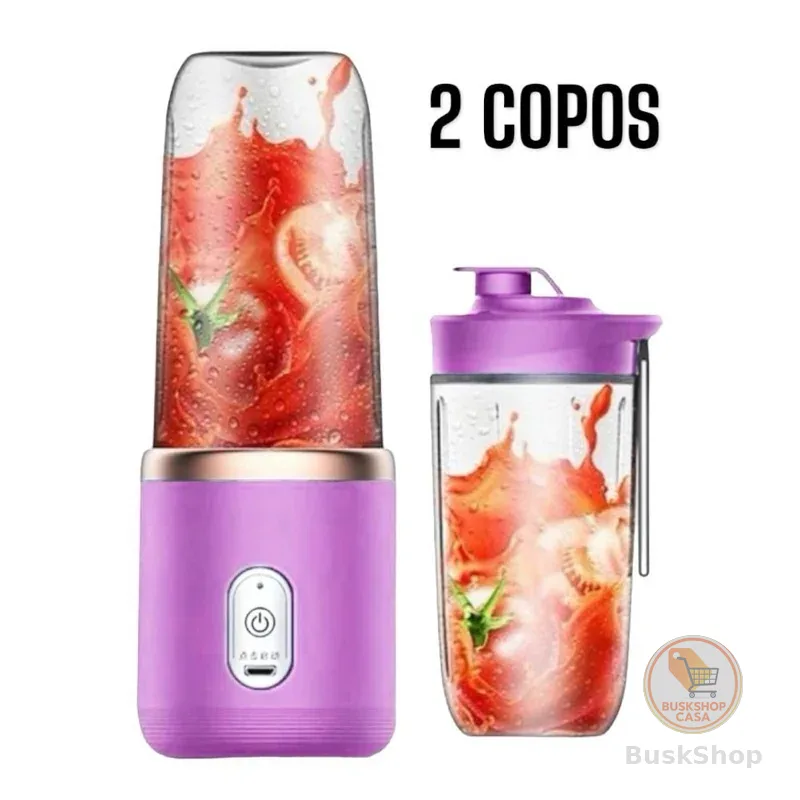 400ML 6 Lâminas Espremedor Elétrico Mini Liquidificador Portátil De Suco De Alimentos Misturador Leite Smoothie