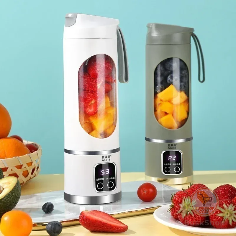 Liquidificador Portátil Recarregável 10 Lâminas, Espremedor