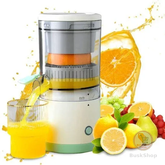 Espremedor De Laranja Frutas Elétrico Portátil Bivolt Extrator Recarregável USB