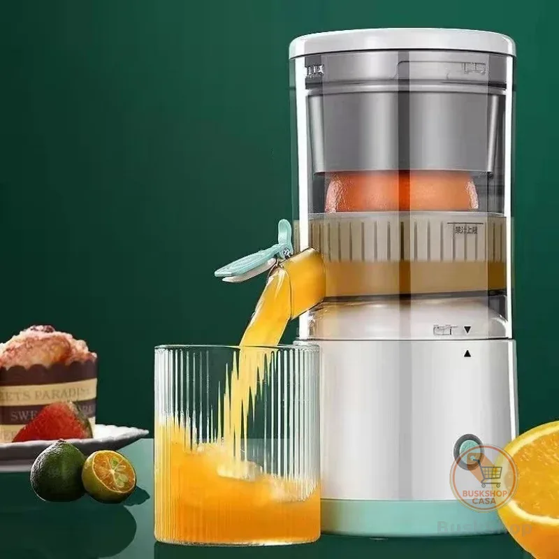 Espremedor Elétrico Laranja Limão Frutas Fazer Sucos Recarregável Usb Cozinha