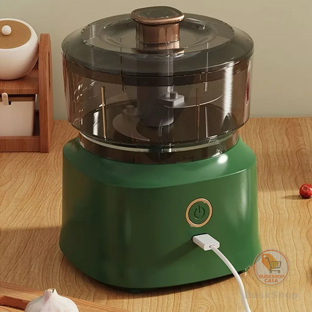 Mini Processador De Alimentos Elétrico Picador De Alho Triturador De Pimenta 350ml  jorge