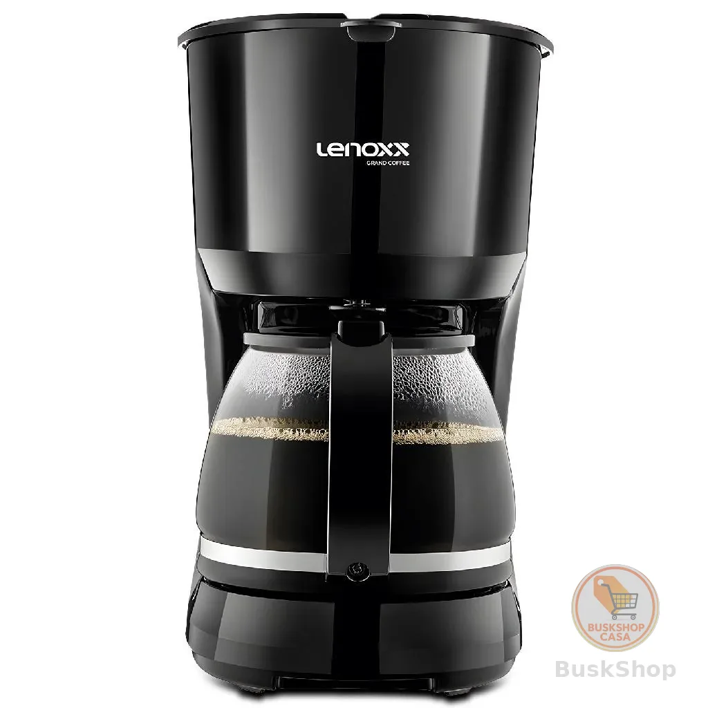 Cafeteira Elétrica Grand Coffee 30 Xícaras 750w Preta 220V Lenoxx