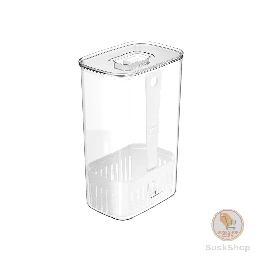 Organizador de Temperos Clear Fresh 2,3L Cozinha Geladeira