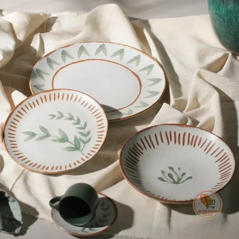 Conjunto 6 Pratos De Sobremesa Stoneware Coup Magari 19,5cm
