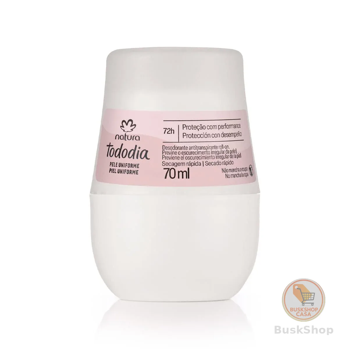 Desodorante Antitranspirante Roll-on Tododia Pele Uniforme