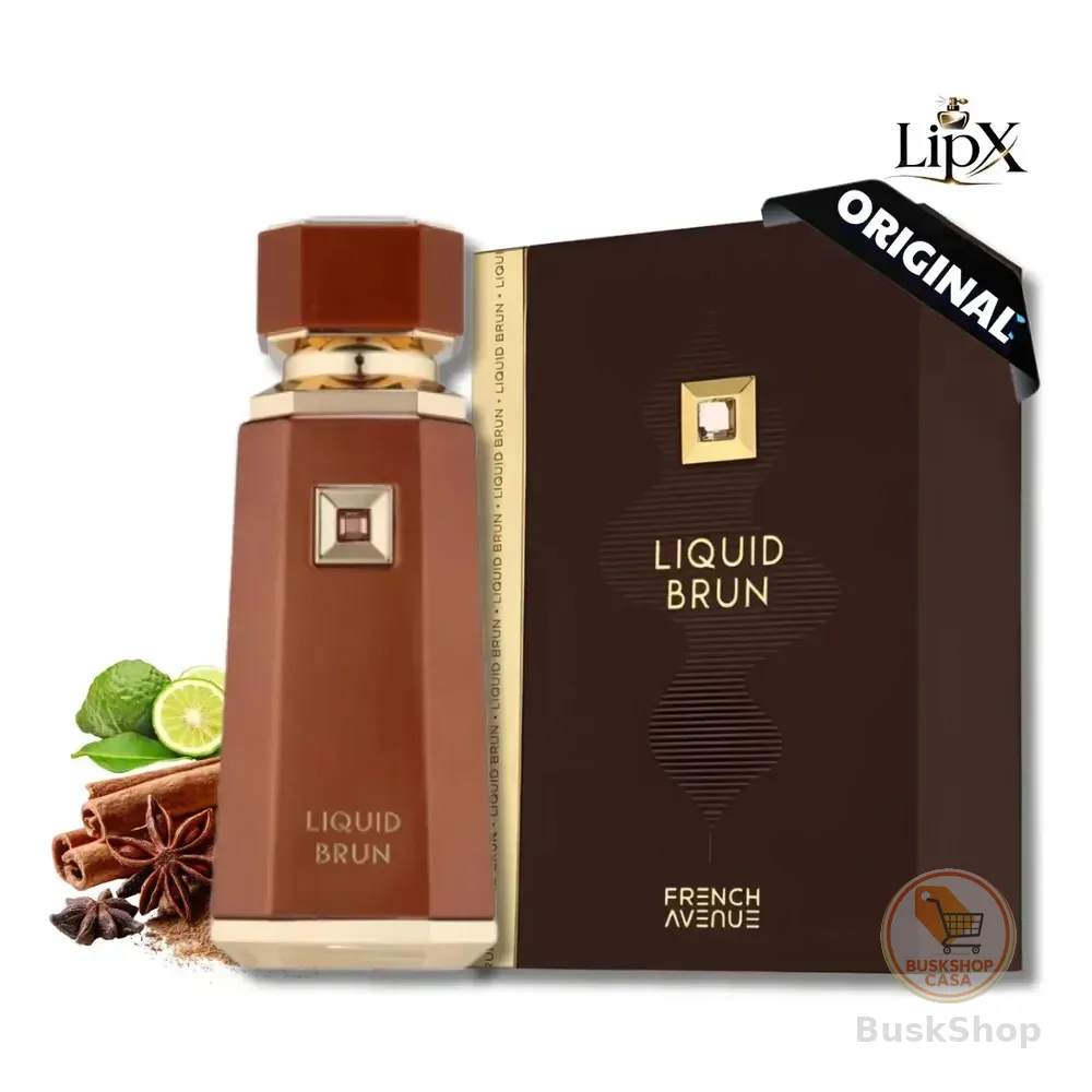 Perfume Árabe Liquid Brun French Avenue Masculino 100ml Lipx