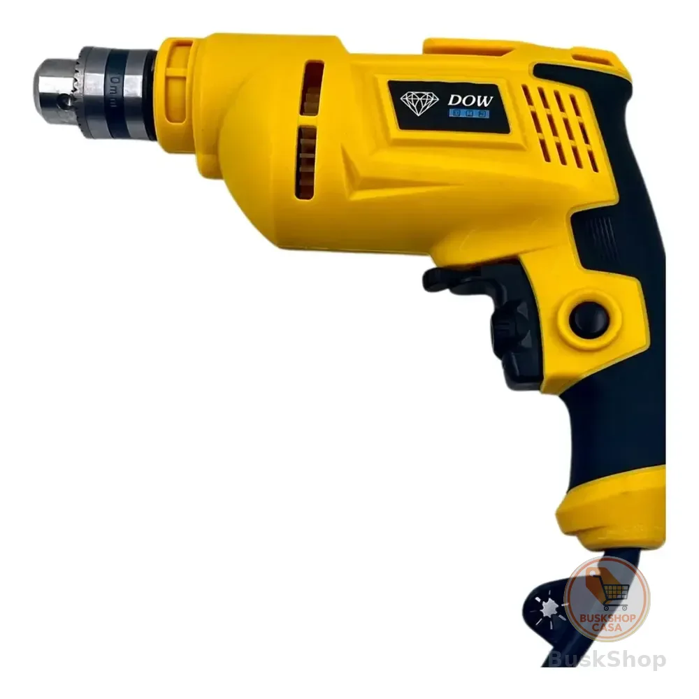 Furadeira E Parafusadeira  850w Mandril Chave 10 Mm 220v Amarelo 220v
