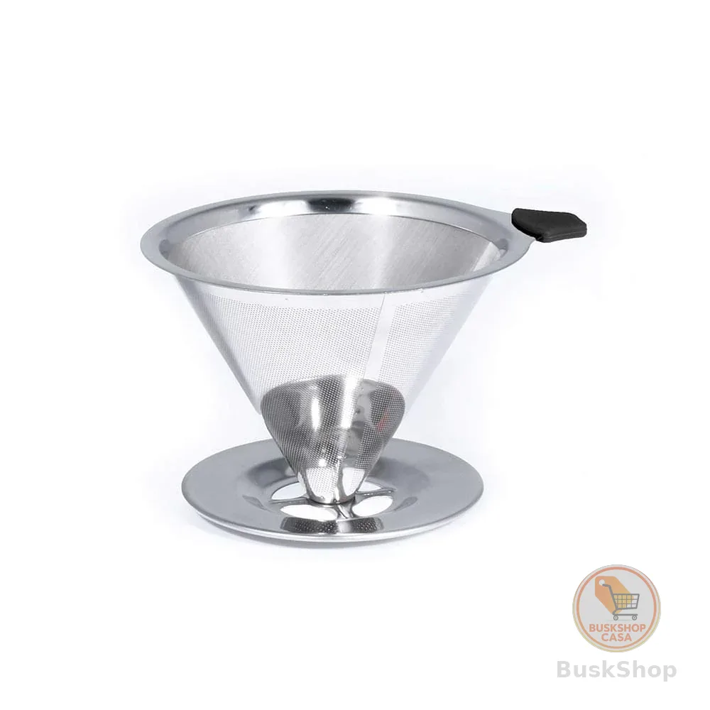Coador de Café Pour Over, Aço Inox, Bialetti